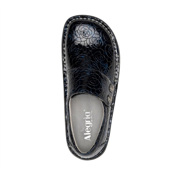 Alegria Womens Deliah Leather Professional Nursing Shoe - Moody Blues NIB - Picture 4 of 6